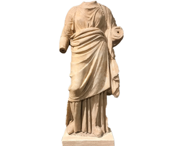 Γυναικείο μαρμάρινο αγαλμάτιο από το ιερό του Δερβενίου, © ΥΠΠΟΑ-ΑΜΘ